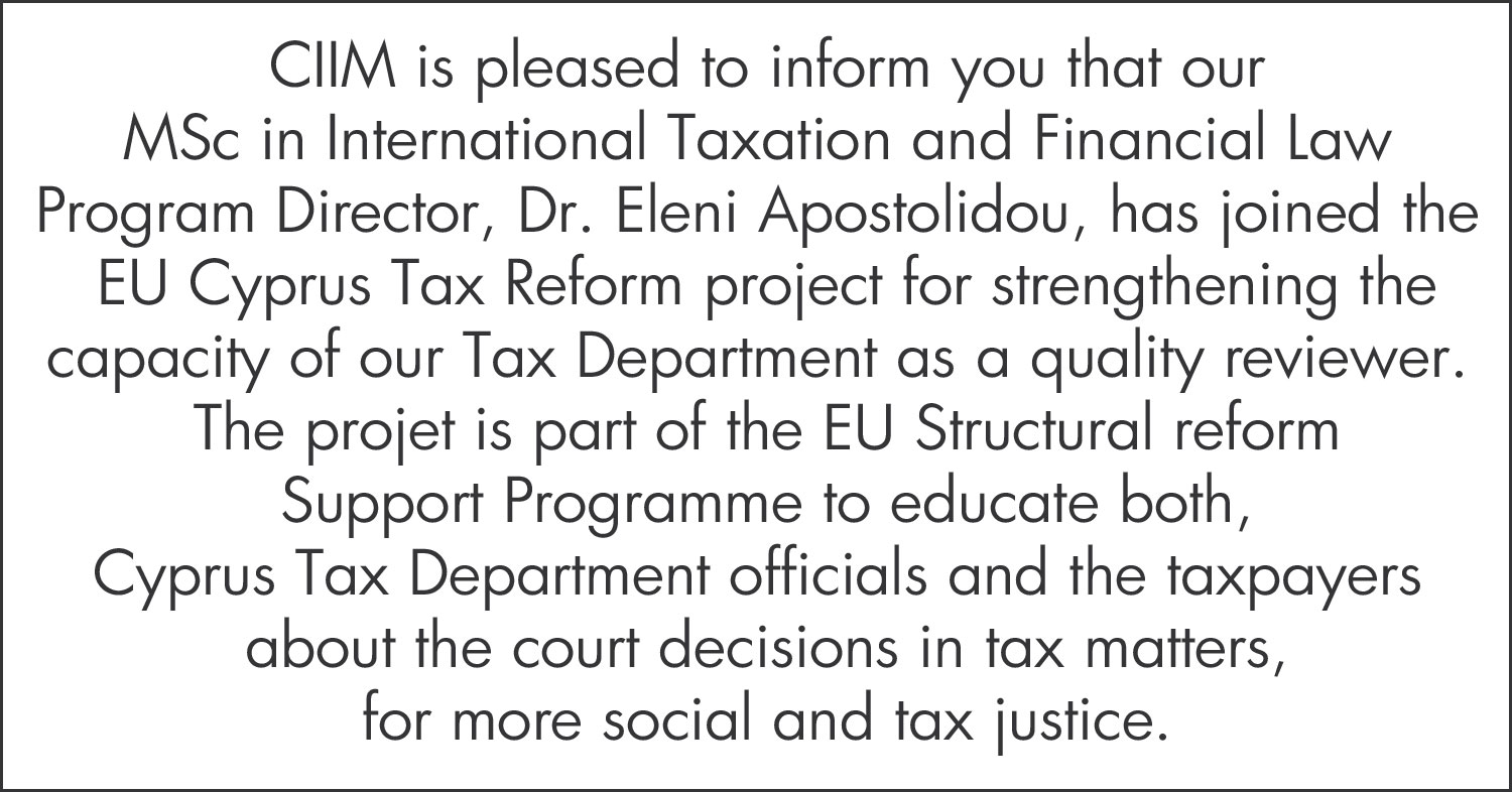 tax reform project